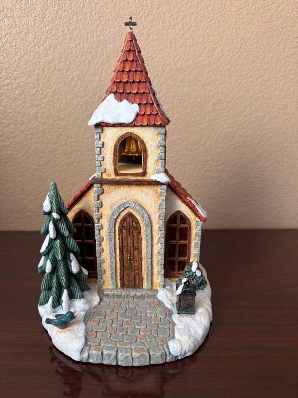 GOEBEL HUMMEL Caroling Chapel Hummelscape Lighted Musical Church 2008